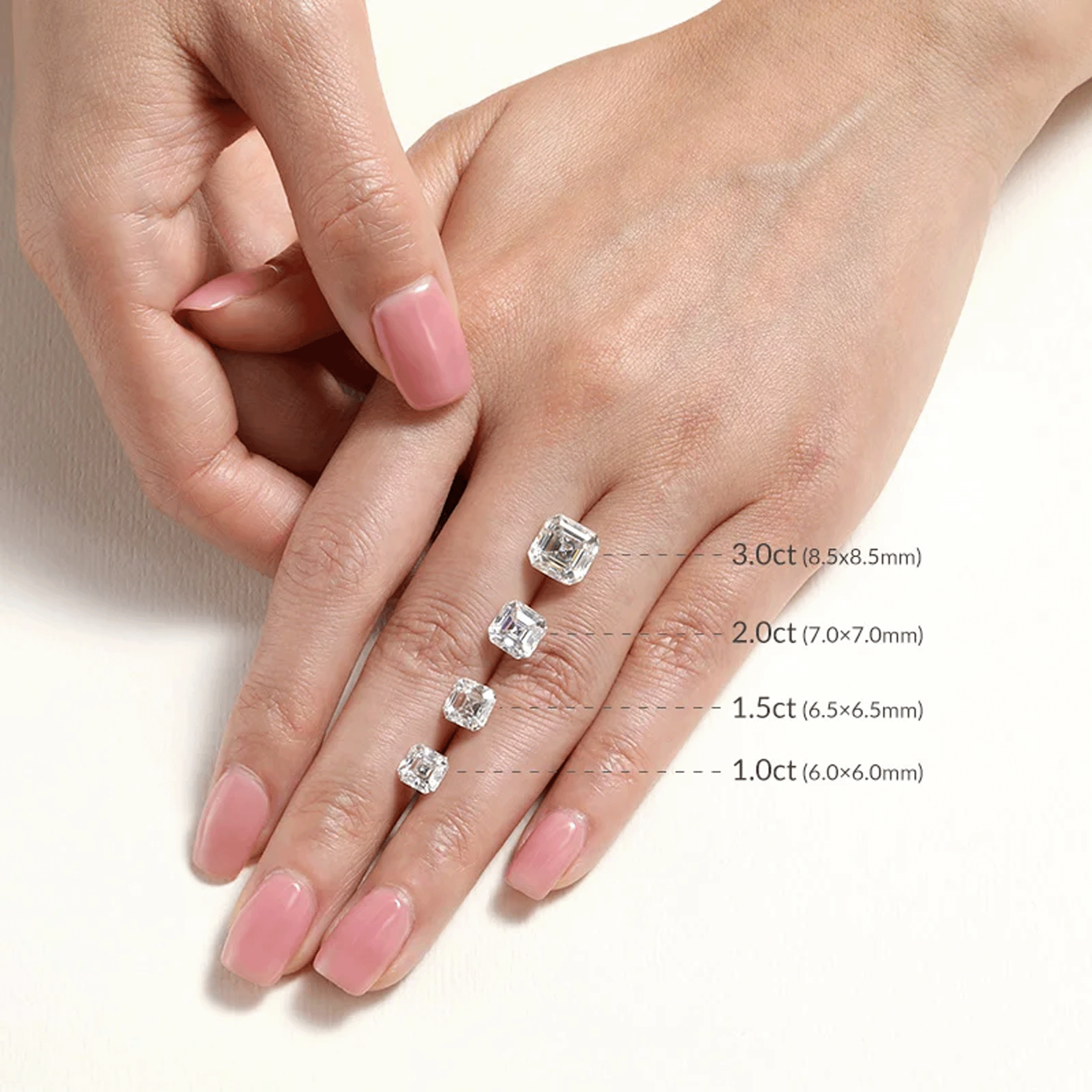 Halo Solitaire Asscher Engagement Ring