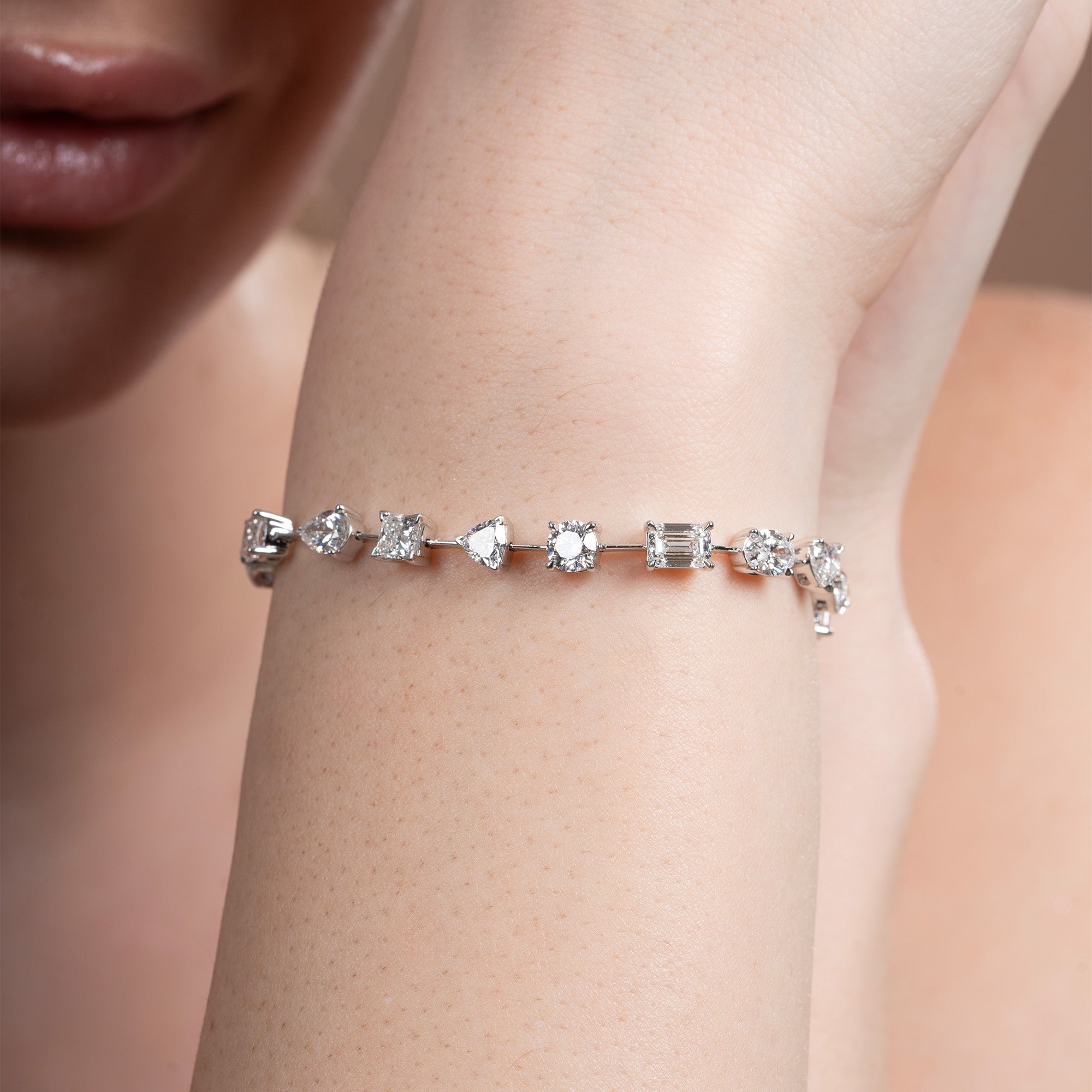 Western Multi Shape Bar Bracelet