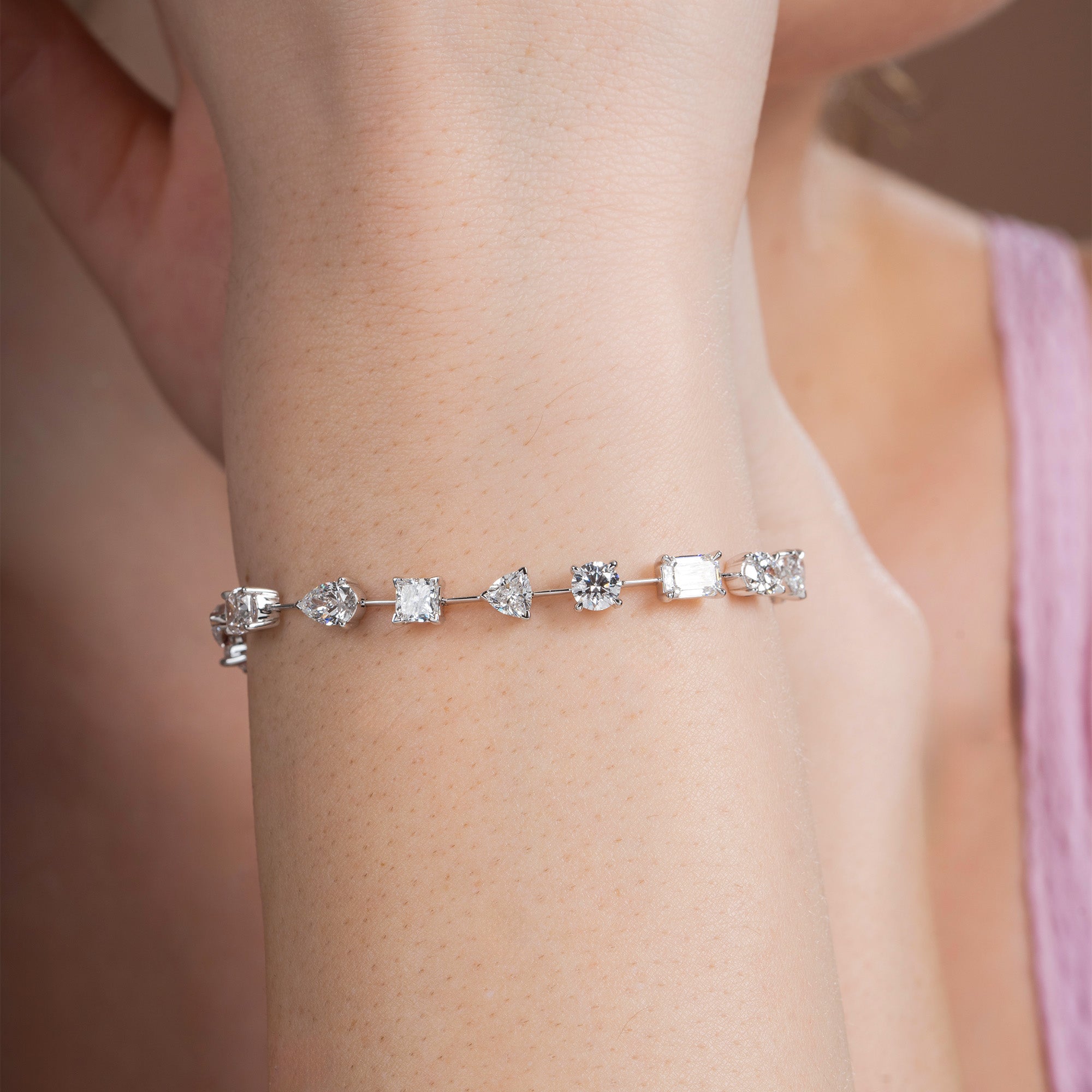 Western Multi Shape Bar Bracelet