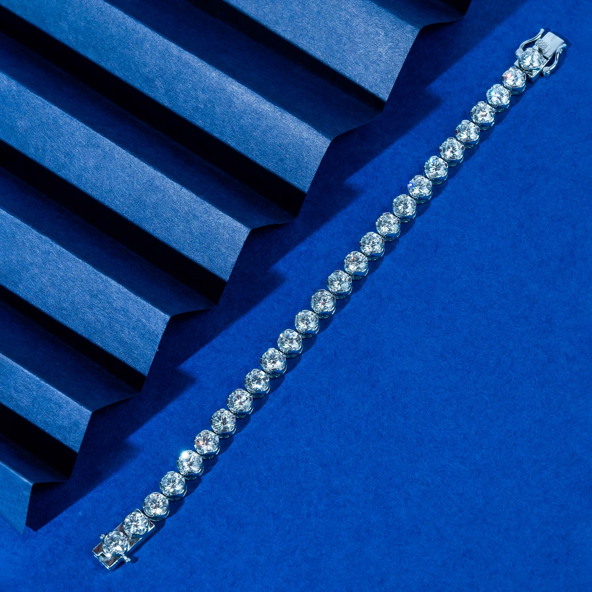 Four Prong Western Multi Shape Tennis Bracelet