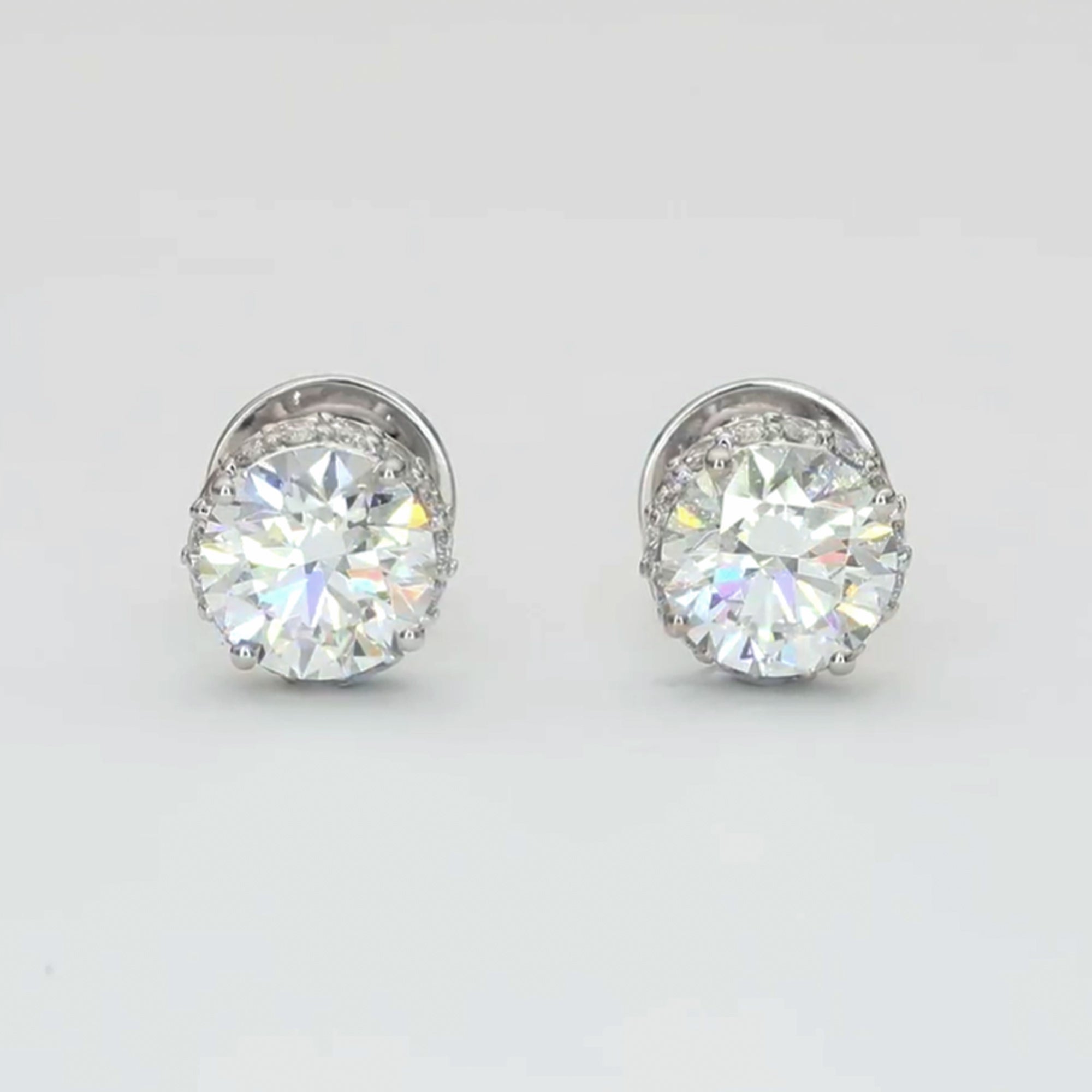 Seraphina Hidden Halo Round Earring