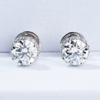 Seraphina Hidden Halo Round Earring