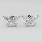 Multi Shape Butterfly Stud Earrings