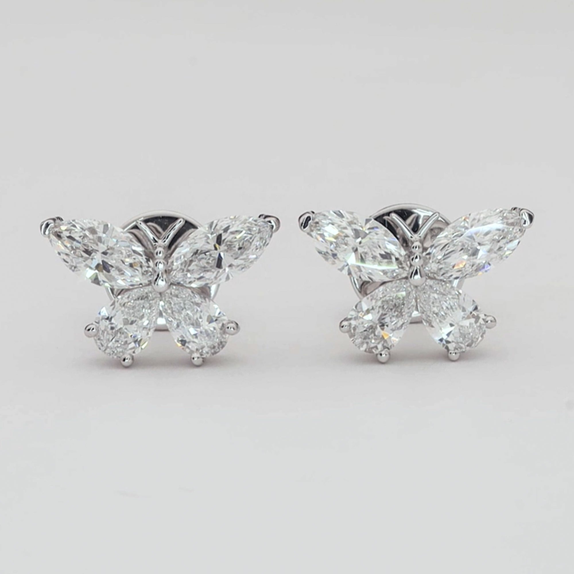 Multi Shape Butterfly Stud Earrings