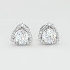 Serene Glow Diamond Stud Earrings