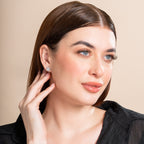 Serene Glow Diamond Stud Earrings