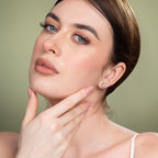 Princess Diamonds Solitaire Stud Earrings