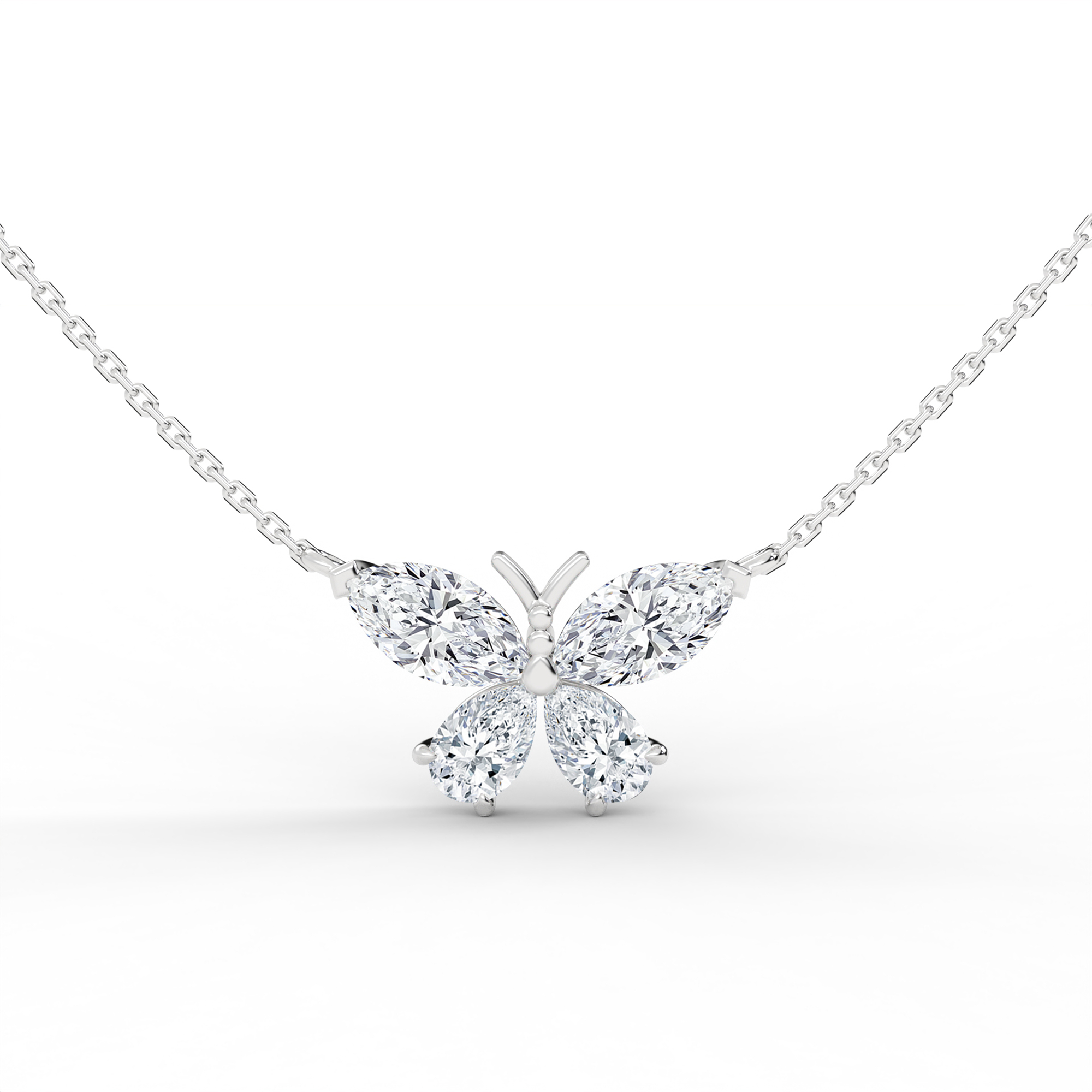 Multi Shape Butterfly Necklace