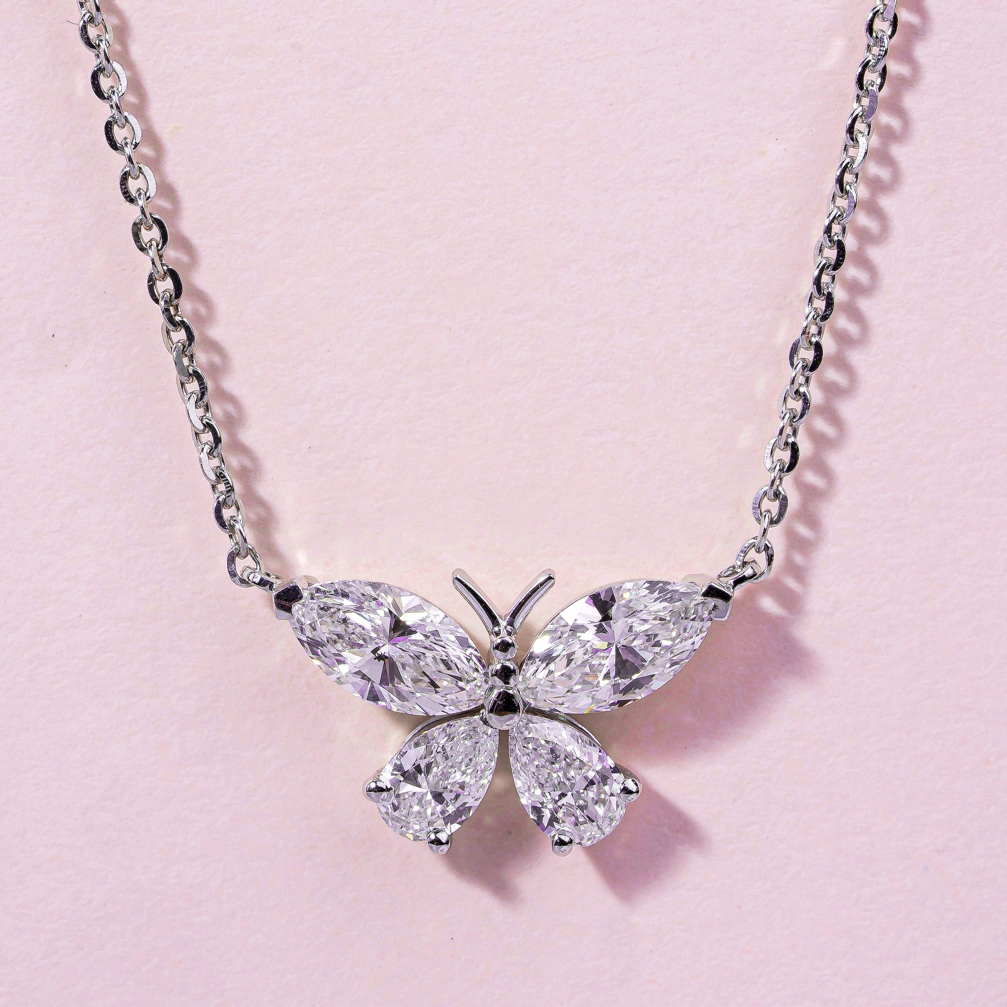 Multi Shape Butterfly Necklace