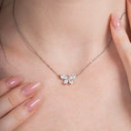 Multi Shape Butterfly Necklace