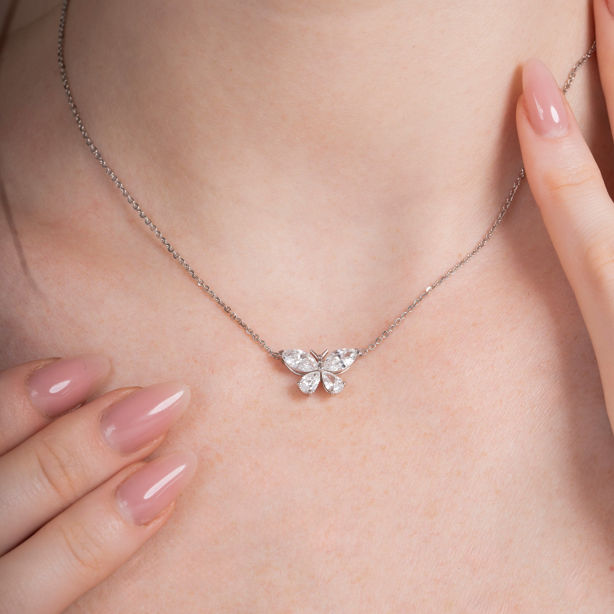 Multi Shape Butterfly Necklace