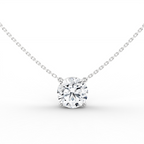 Round Solitaire Necklace