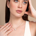 Round Solitaire Necklace