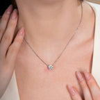 Round Solitaire Necklace