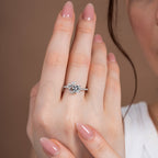 Multi Shape Round Halo Fashion Ring