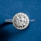 Infinite Round Halo Engagement Ring