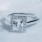 Infinite Princess Halo Engagement Ring