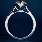 Bezel Setting Oval Solitaire Ring