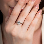 Bezel Setting Oval Solitaire Ring