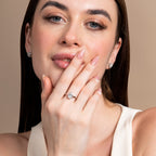 Bezel Setting Oval Solitaire Ring