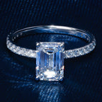 Rodeo Emerald Side Stone Engagement Ring