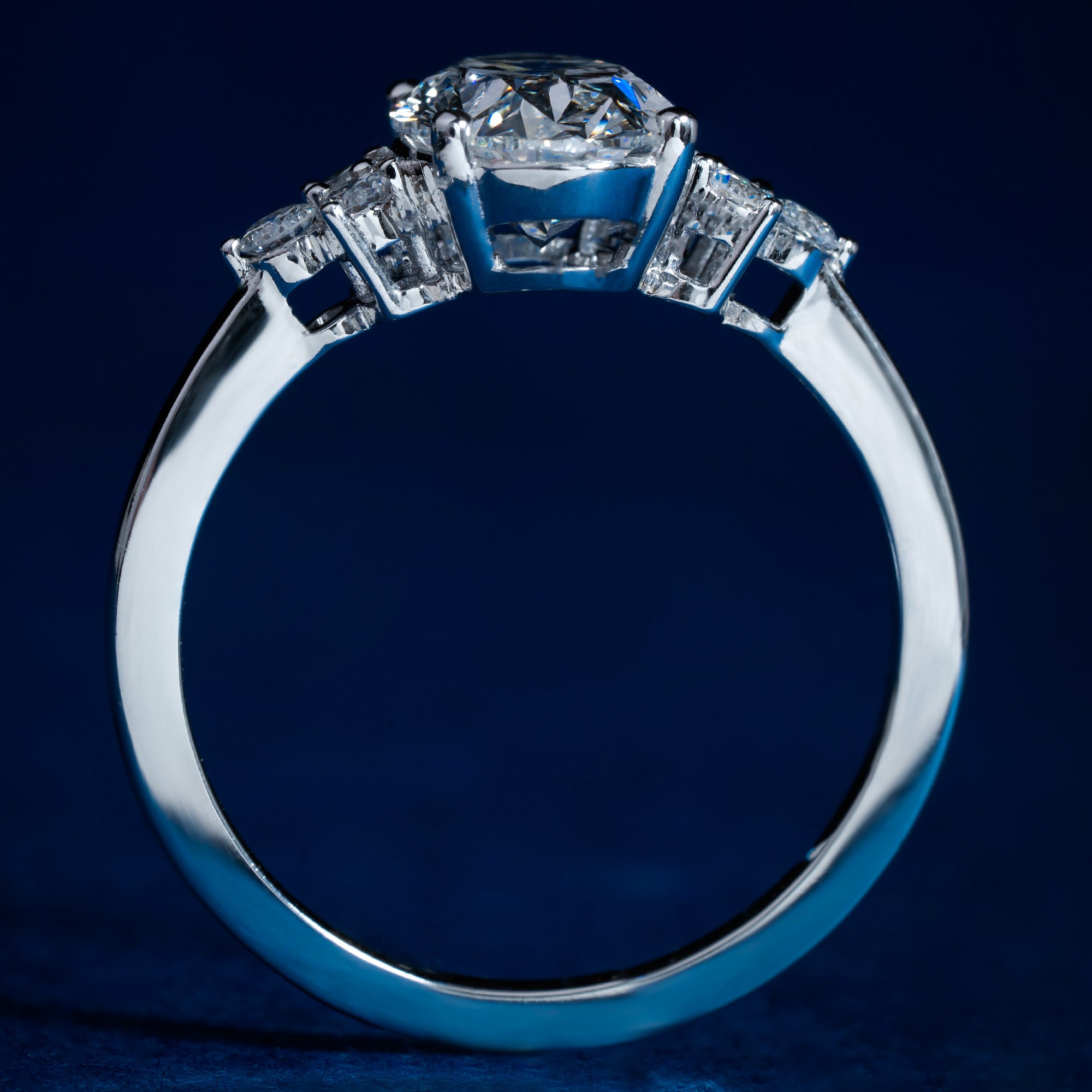 Western Winds Oval Lab Diamond Ring