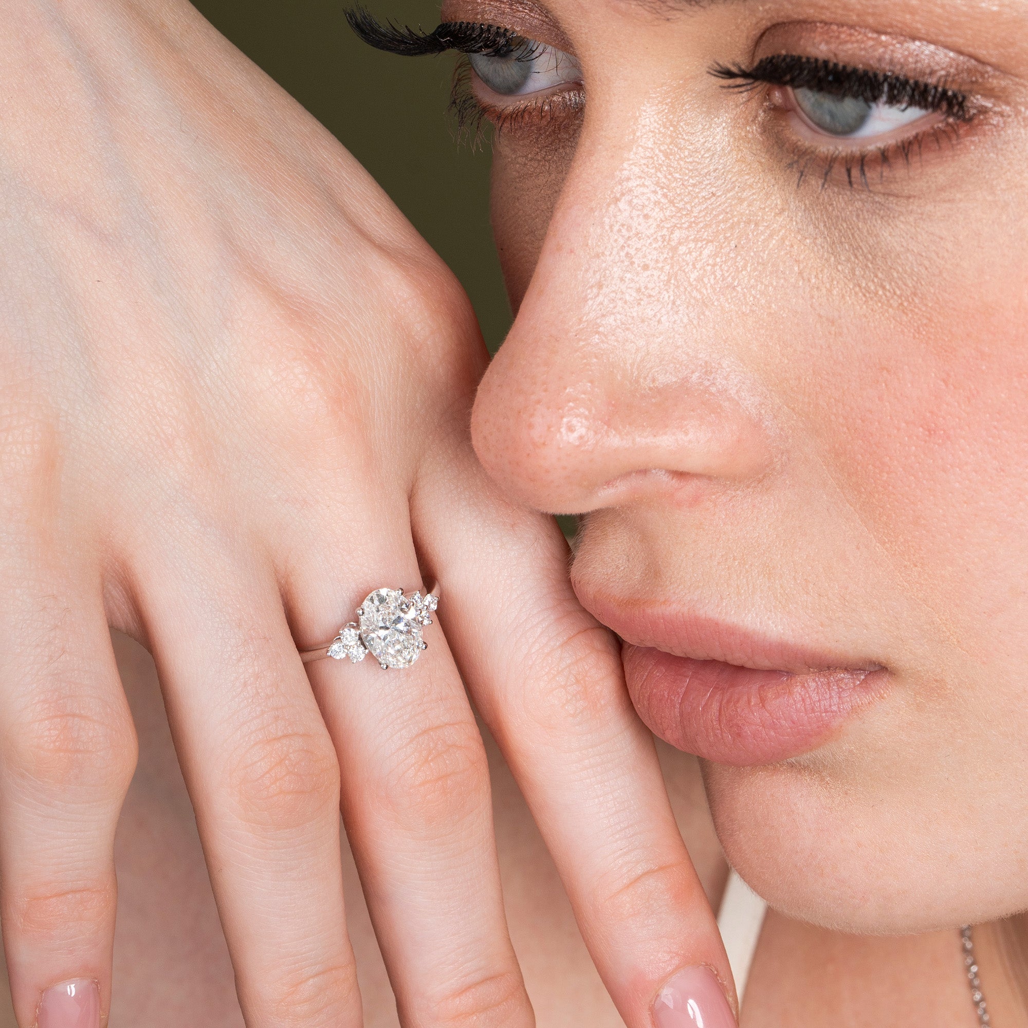 Western Winds Oval Lab Diamond Ring