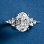 Western Winds Oval Lab Diamond Ring