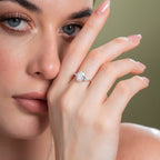 Western Winds Oval Lab Diamond Ring