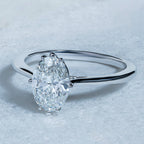 Saddle Up Eight Prong Oval Engagement Ring