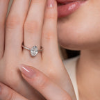 Saddle Up Eight Prong Oval Engagement Ring