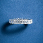 Classical 4CTW Emerald Eternity Band