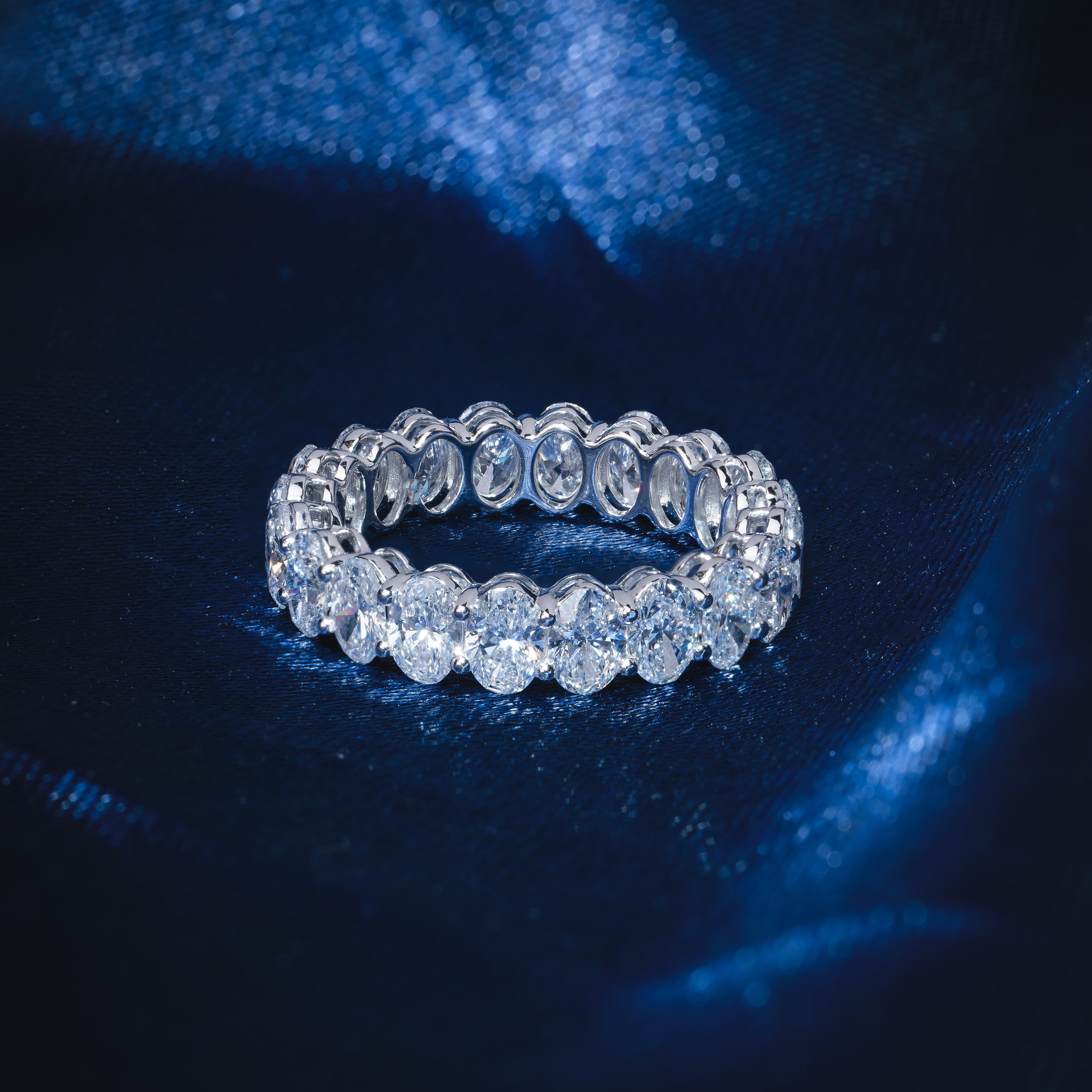 Classical Oval Eternity Band