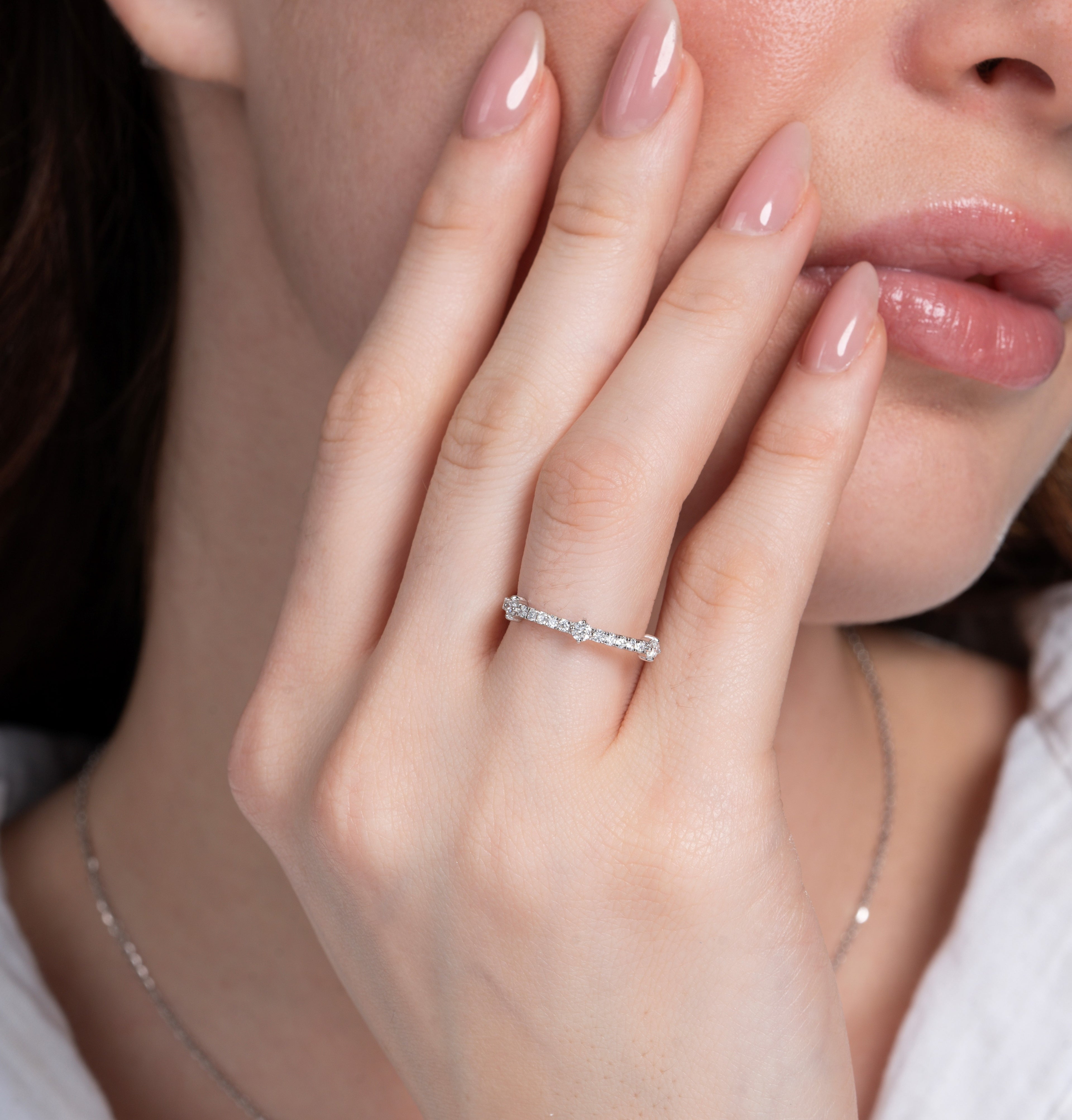 Rodeo Sparkle Round Wedding Band