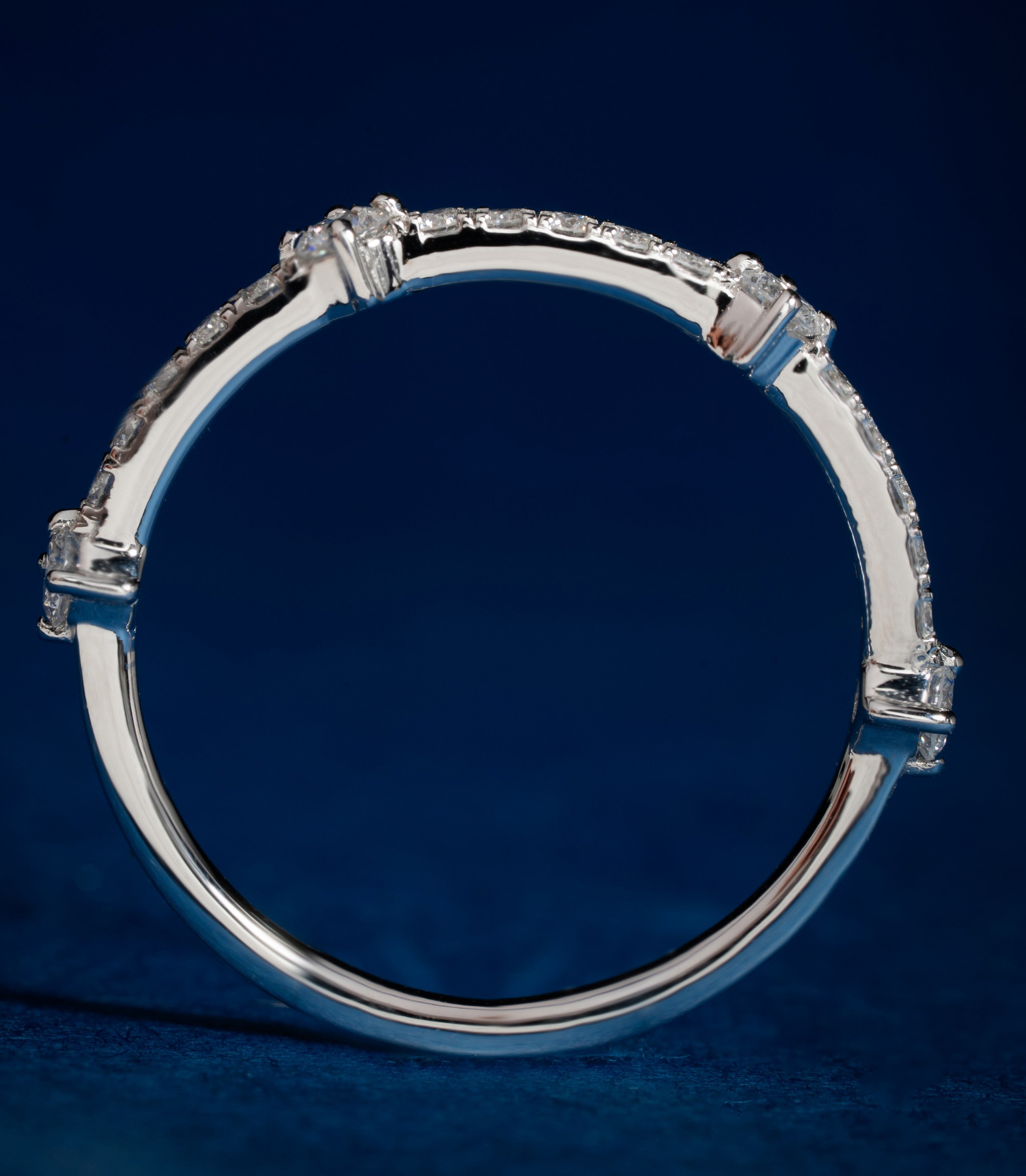 Rodeo Sparkle Round Wedding Band