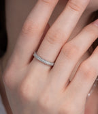 Prairie Channel Setting Round Wedding Band