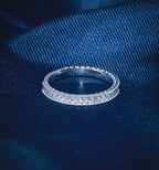 Prairie Channel Setting Round Wedding Band