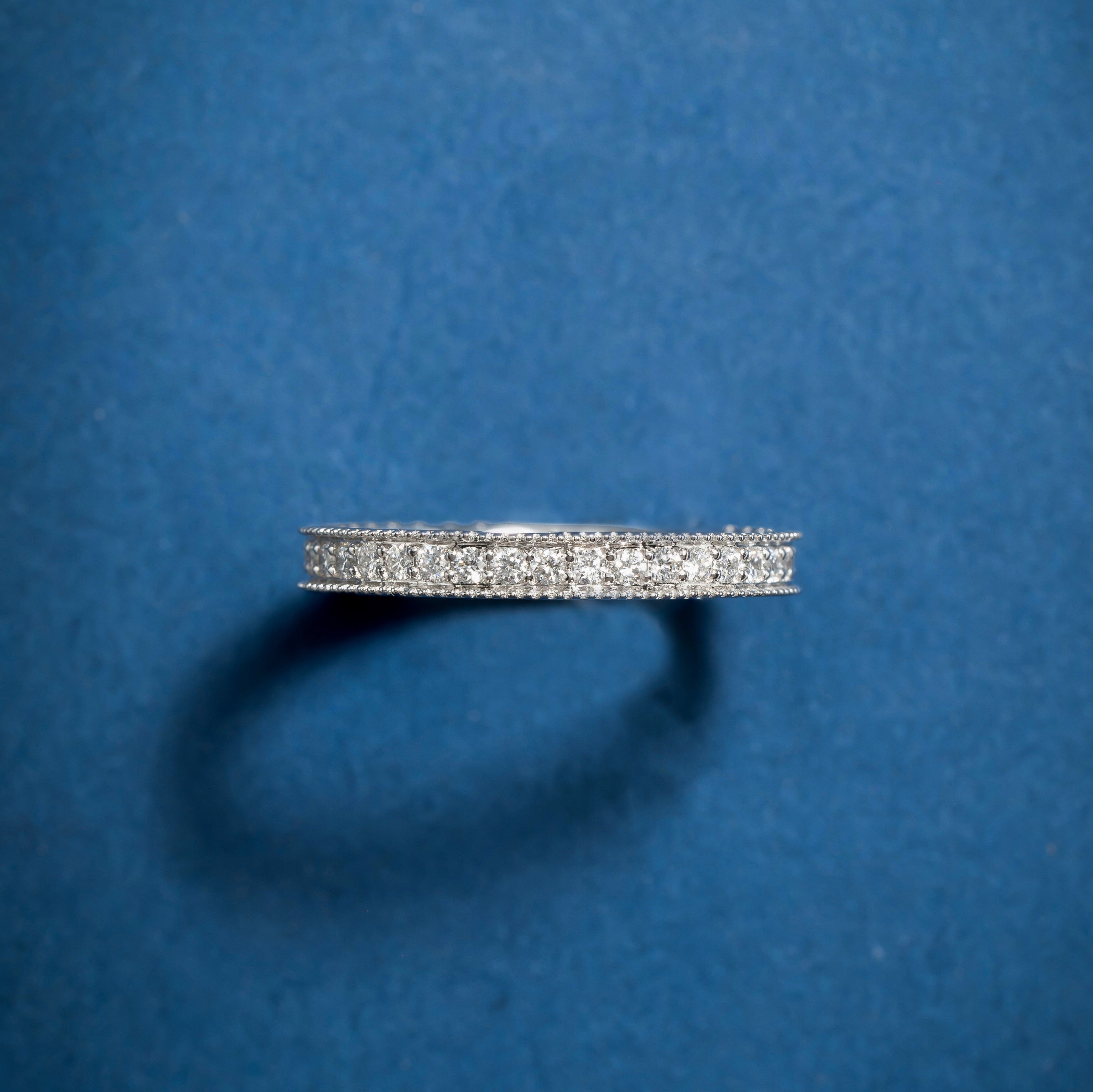 Prairie Channel Setting Round Wedding Band