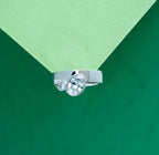 Western Oval Wide Band Fashion Ring