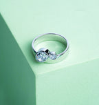 Western Oval Wide Band Fashion Ring