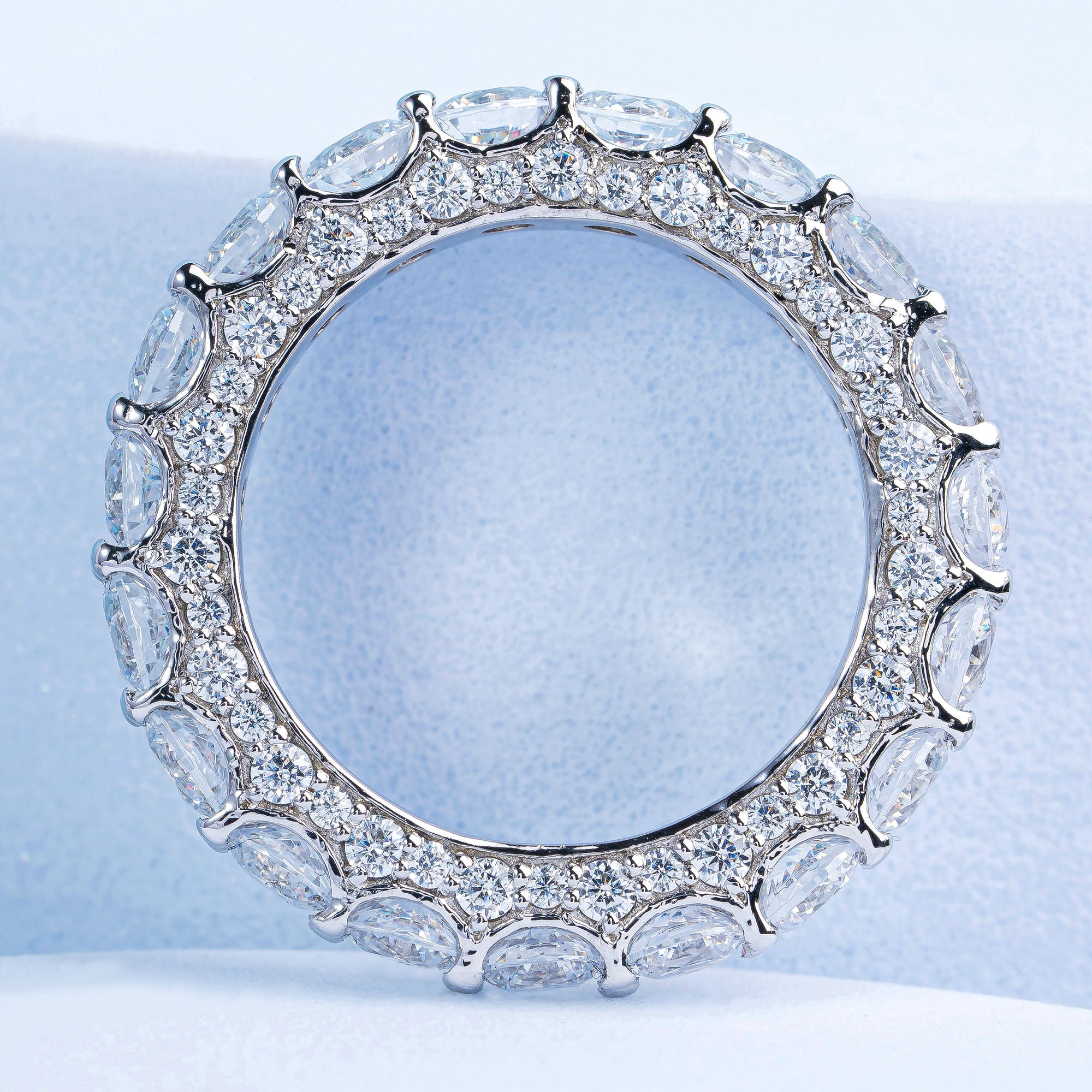 Western Round Fancy Eternity Band